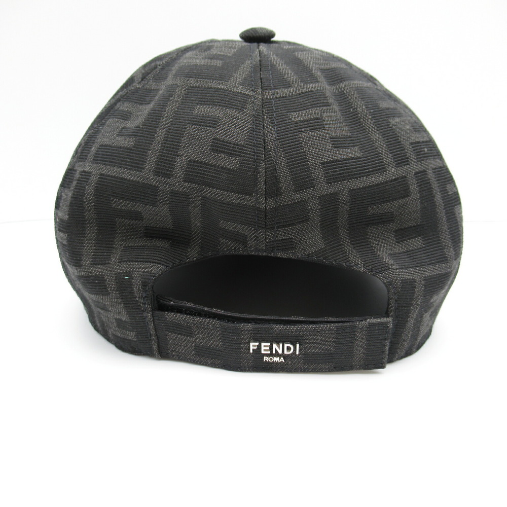 Fendi Baseball Cap Hat Polyester Black - image 2